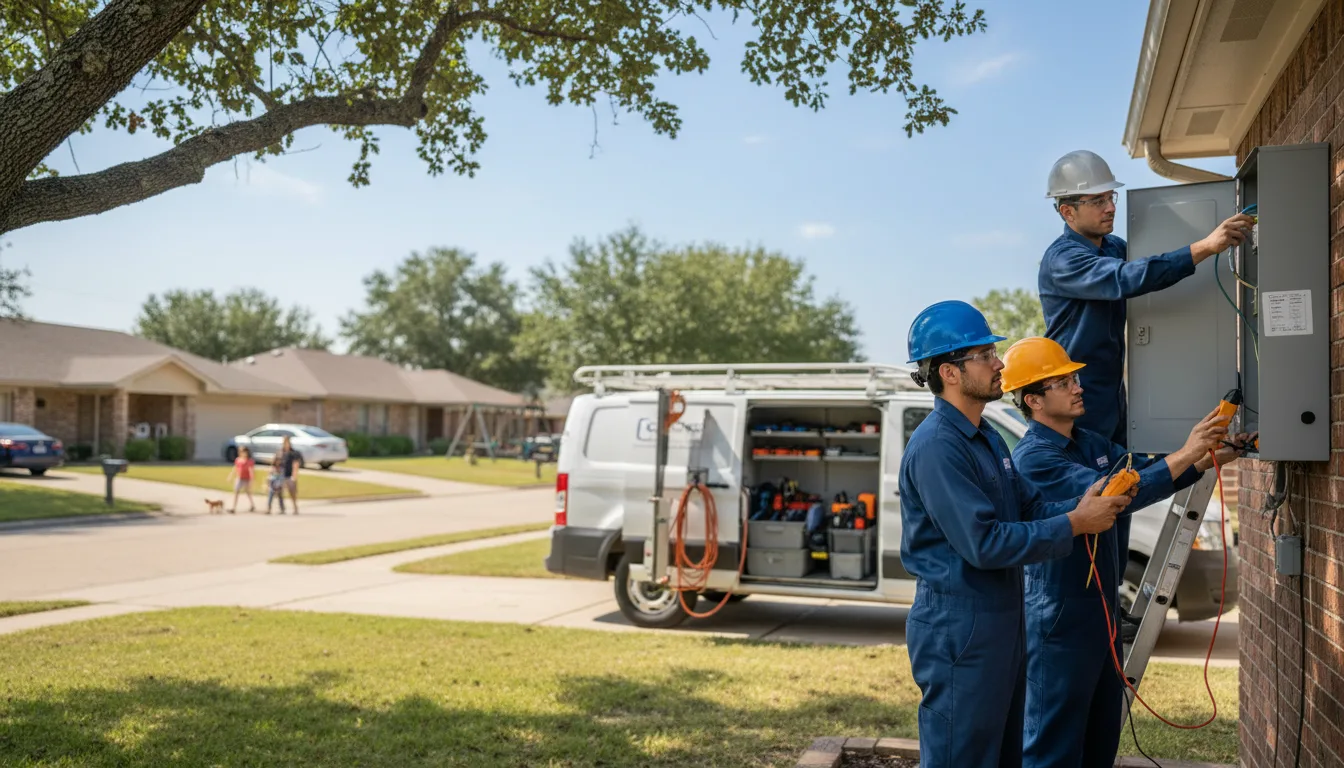 Certified electrician providing emergency electrical services in Humansville, MO